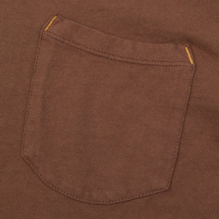 Freenote Cloth 13 Ounce Pocket T-Shirt - Chocolate