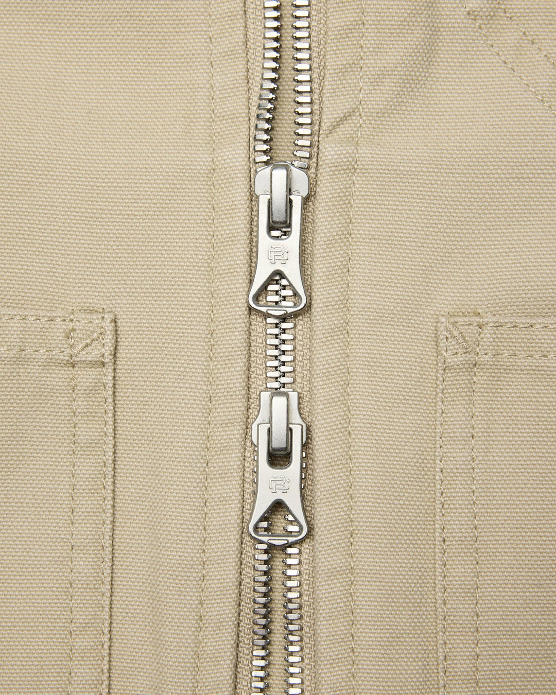 Reigning Champ Cotton Canvas Grounds Jacket - Sand