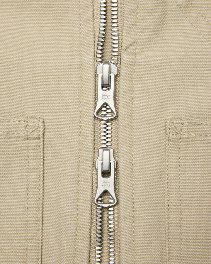 Reigning Champ Cotton Canvas Grounds Jacket - Sand