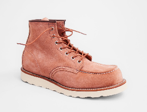 Red Wing Classic Moc Abilene Leather in Dusty Rose - Style 8208