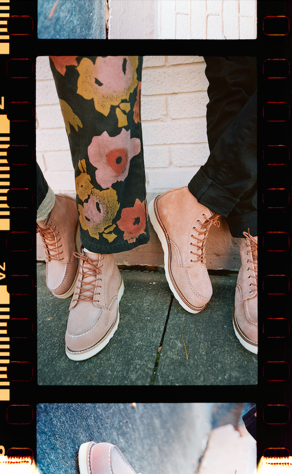 Red Wing Classic Moc Abilene Leather in Dusty Rose - Style 8208