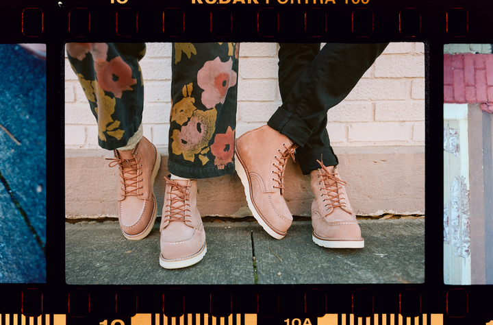 Red Wing Classic Moc Abilene Leather in Dusty Rose - Style 8208