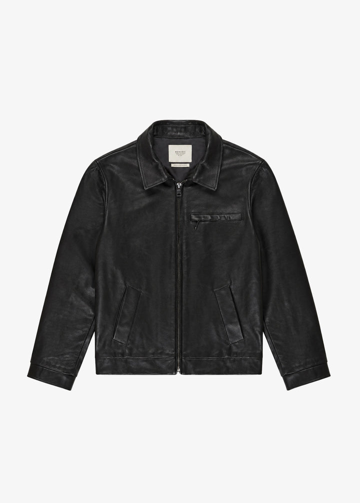 Monadic - Station Jacket Black London Leather