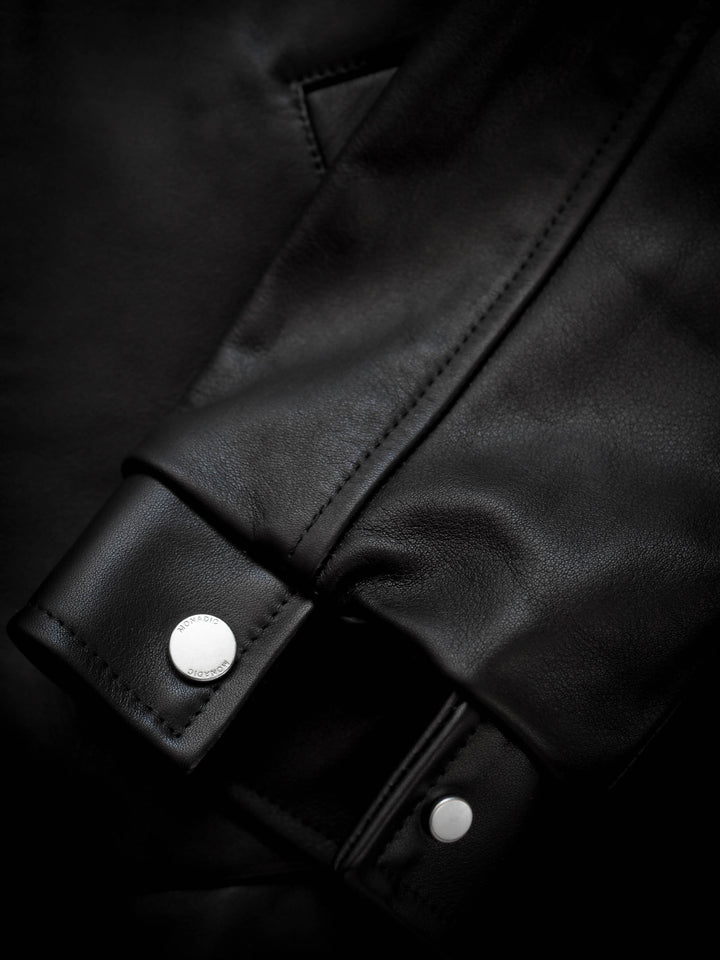 Monadic - Station Jacket Black London Leather