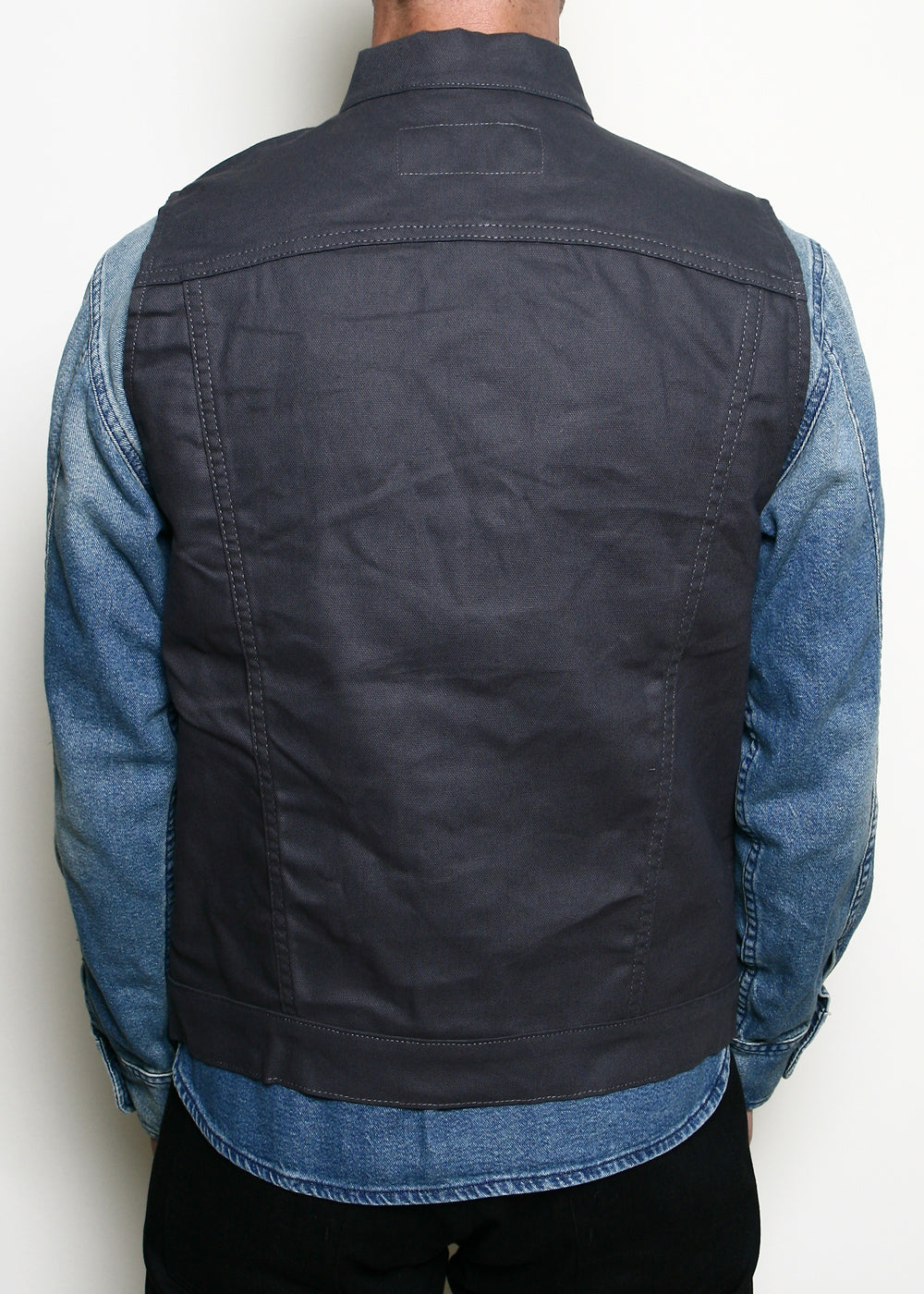 Rouge Territory Dry Wax Canvas Supply Vest - Grey