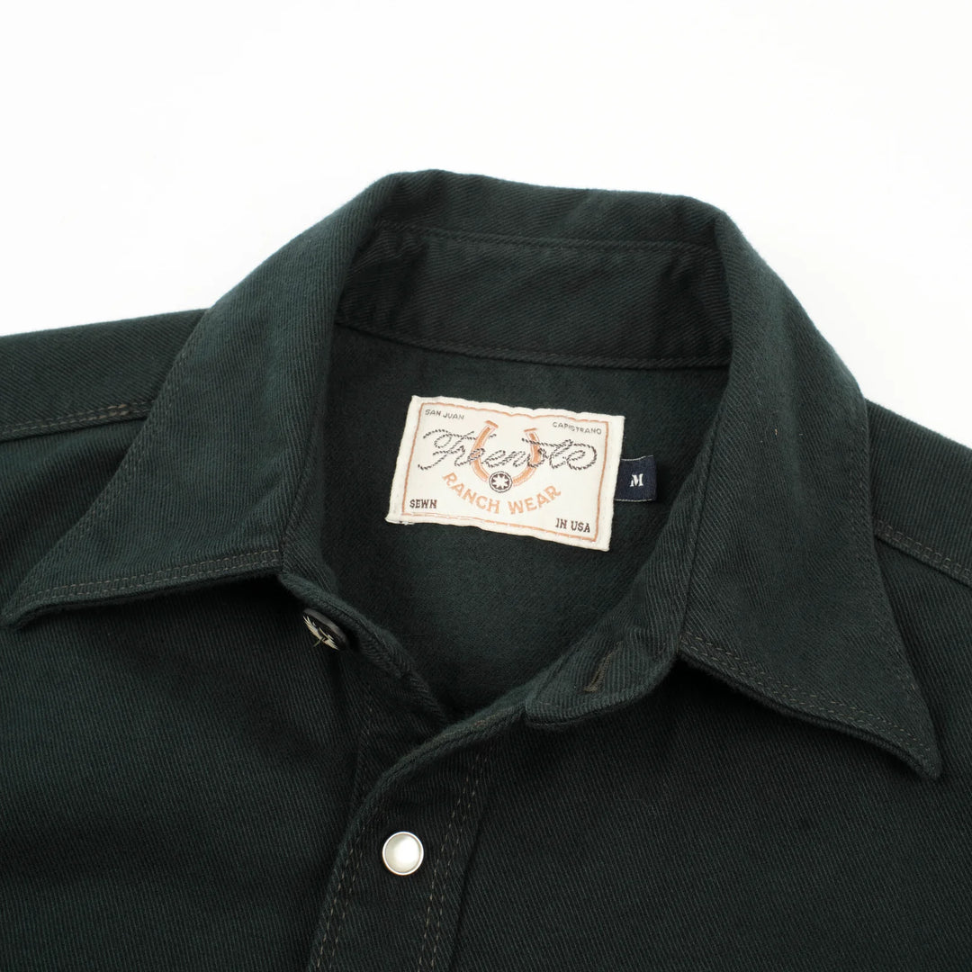 Freenote Cloth Long Sleeve Bodie - Forest Twill