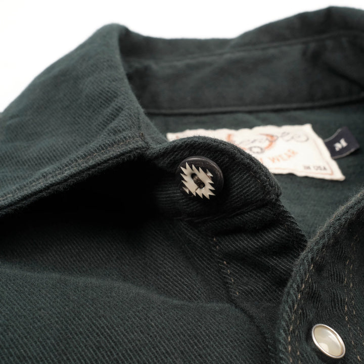 Freenote Cloth Long Sleeve Bodie - Forest Twill