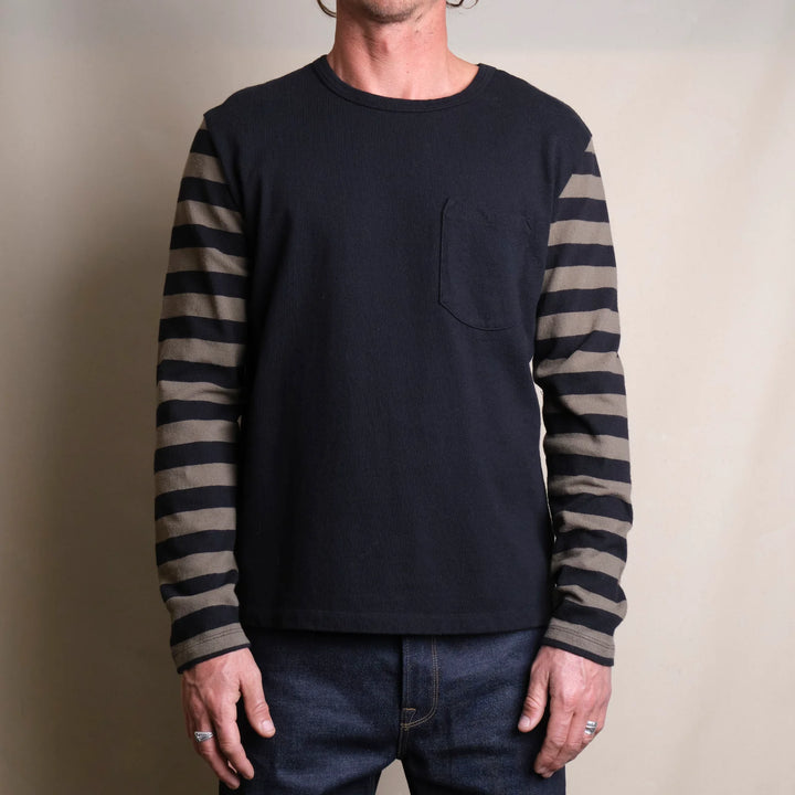 Freenote Cloth Shifter L/S Tee - Cedar Combo