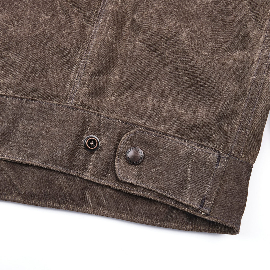 Freenote Cloth- Faro Jacket 10 oz Waxed Canvas- OAK
