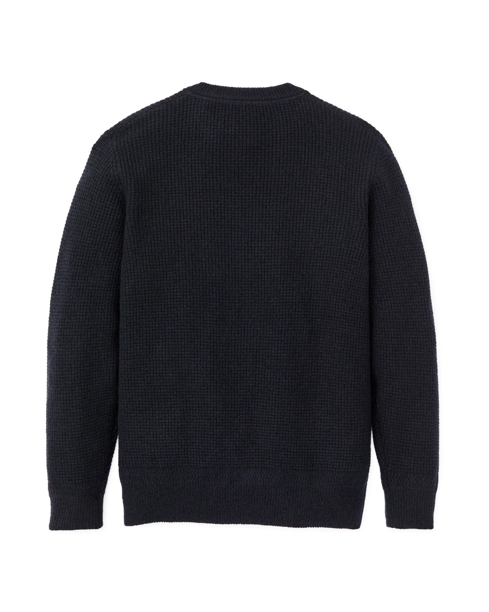 Filson Waffle Knit Merino Wool Sweater - Dark Navy