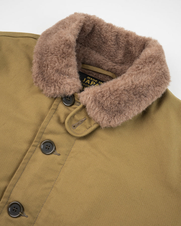 Iron Heart Whipcord N1 Deck Jacket - Khaki
