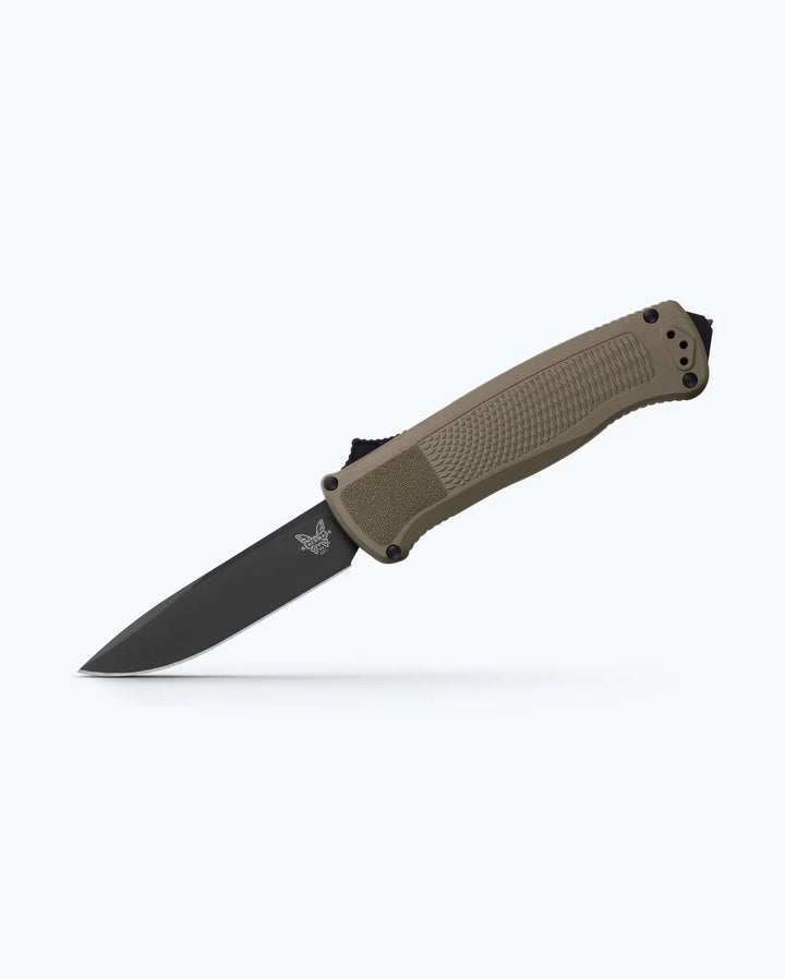 Benchmade Shootout - Ranger Green Grivory Drop-point