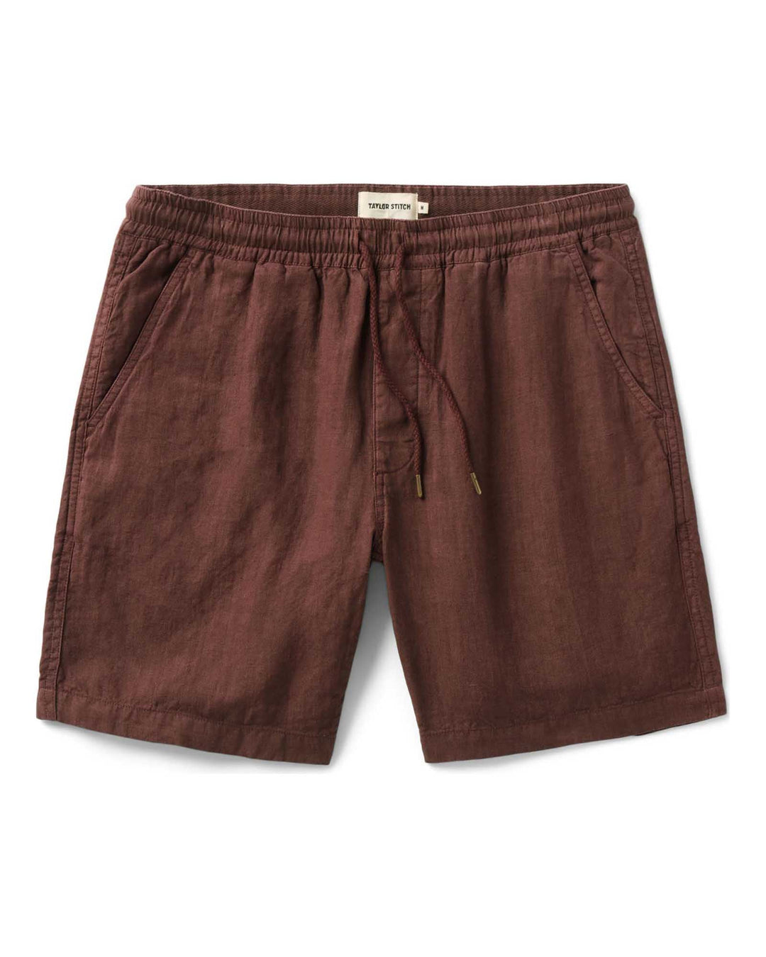 Taylor Stitch Après Short - Burgundy Hemp