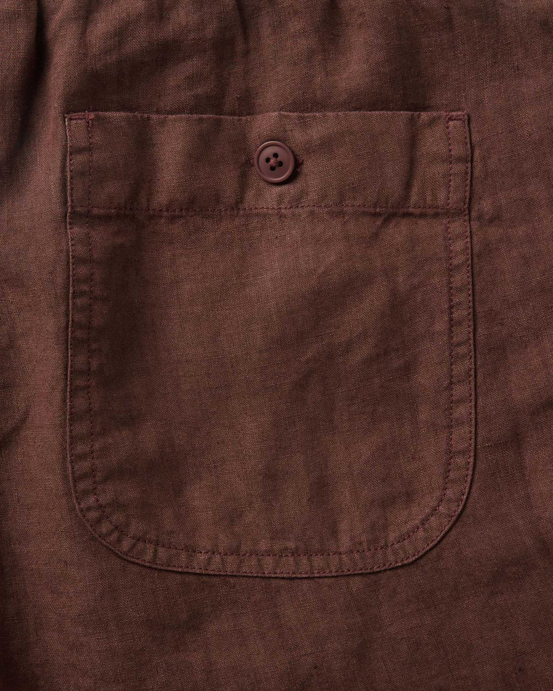 Taylor Stitch Après Short - Burgundy Hemp