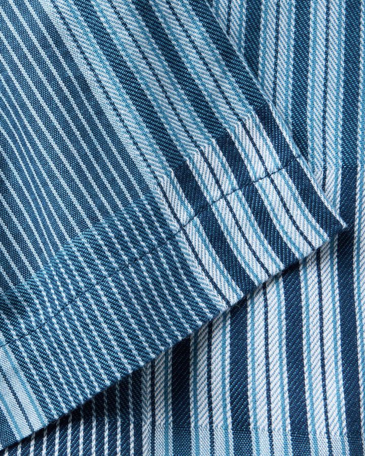 Taylor Stitch - The Hawthorne Shirt in Indigo Patchwork