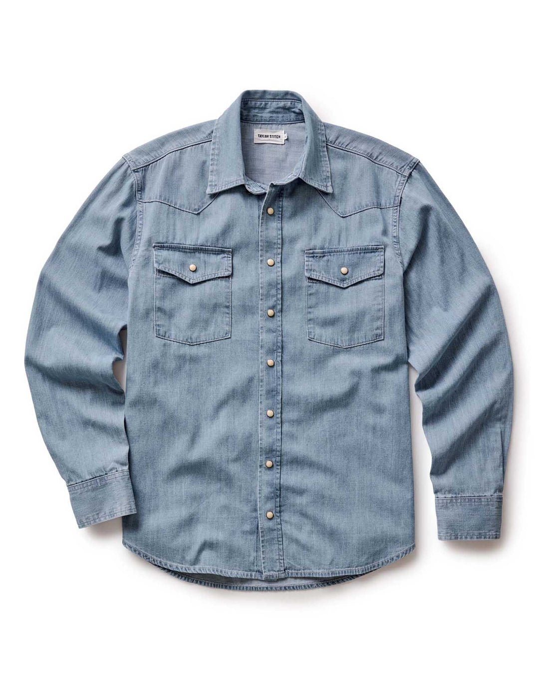 Taylor Stitch Glacier Shirt - Washed Indigo Selvedge Denim