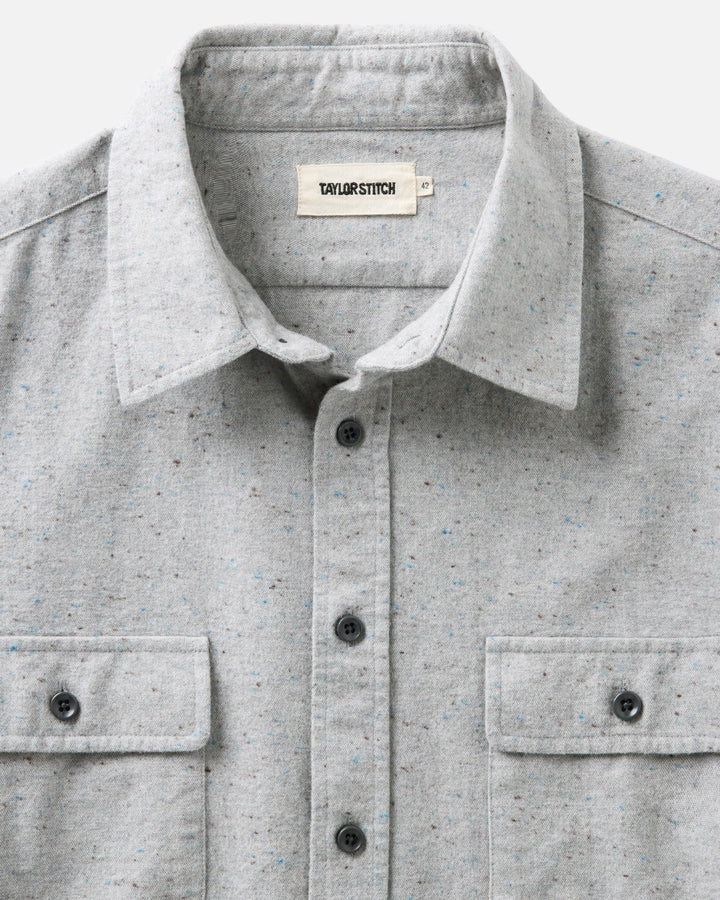 Taylor Stitch Yosemite Shirt - Mist Donegal