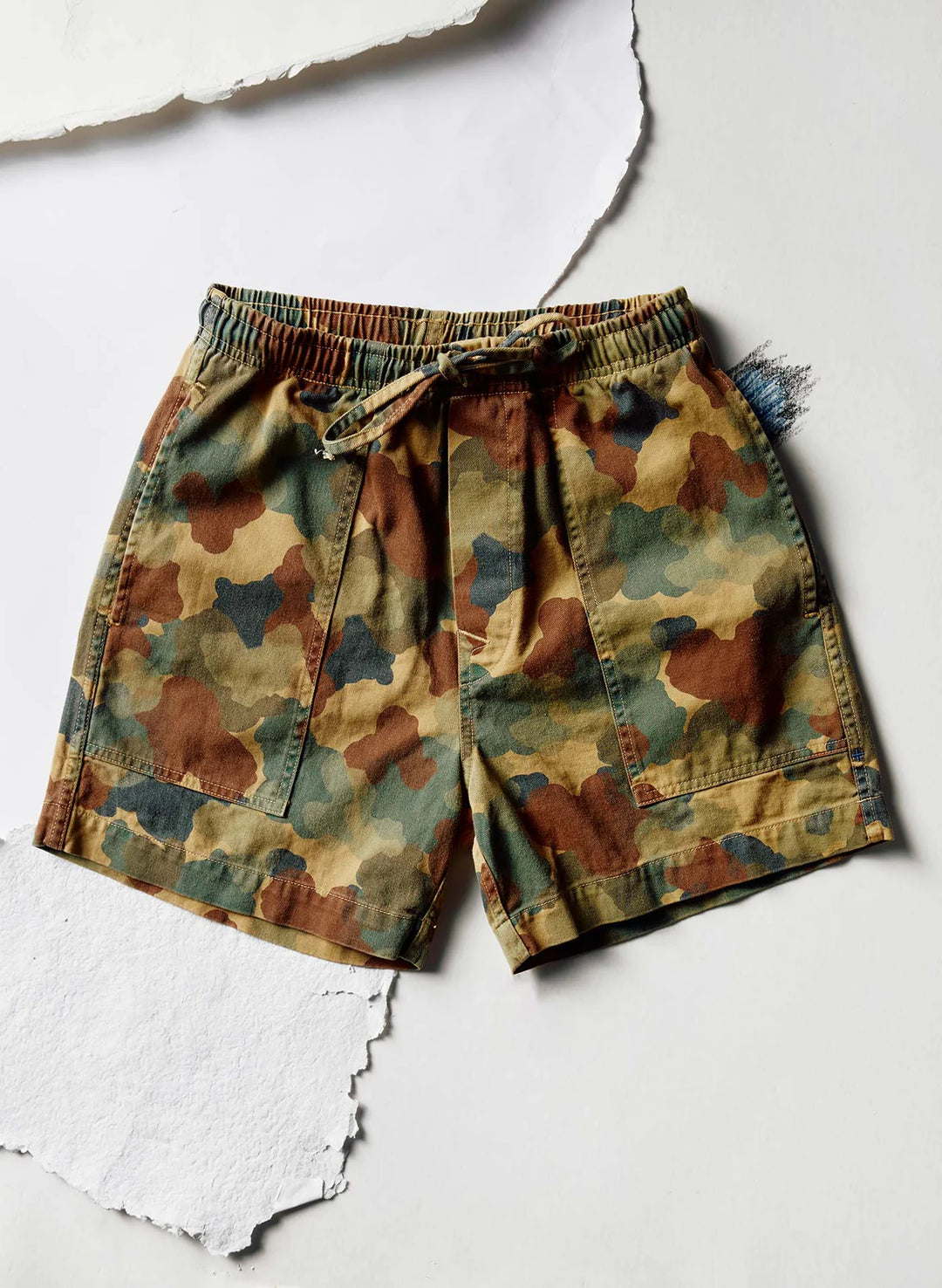 Imogene + Willie Canvas Lounge Short - Camo